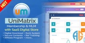 UniMatrix v1.2.2 – MLM Membership & Network Marketing Script (NULLED)