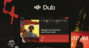 Dub - Music WordPress Theme