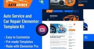 Aatogrinek Auto Service & Car Repair Elementor Template Kit