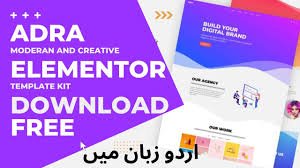 Adra Modern Creative Elementor Template Kit