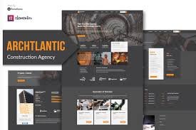 Archtlantic – Construction Agency Elementor Template Kit