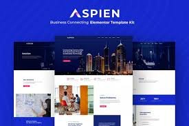 Aspien – Business Connecting Elementor Template Kit