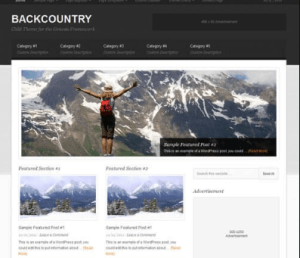 Backcountry – StudioPress WordPress Theme for Outdoor Blogs
