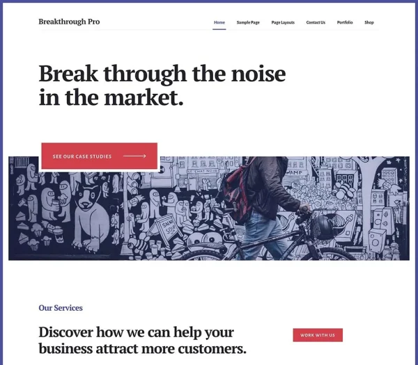 Breakthrough Pro – StudioPress Theme for Agencies & Creatives